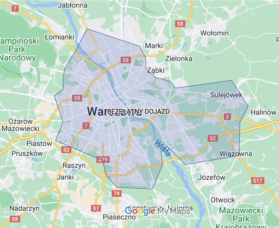 domowa rehabilitacja - mapa_dojazdu domowa rehabilitacja - mapa_dojazdu